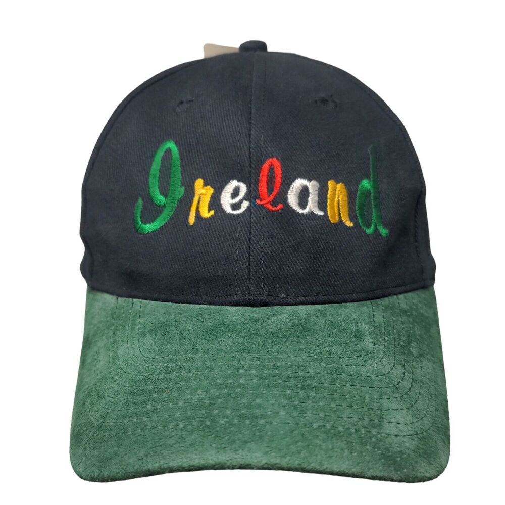 Ireland Slideback Hat Multi 57cm Embroidered Colorblock Trag W/Tags